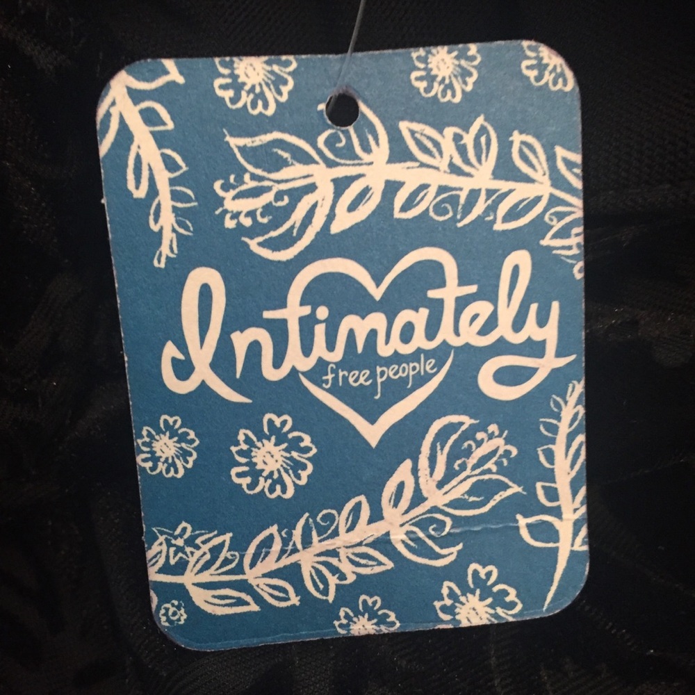 Free People Intimately black sheer floral detail L - Picture 8 of 8